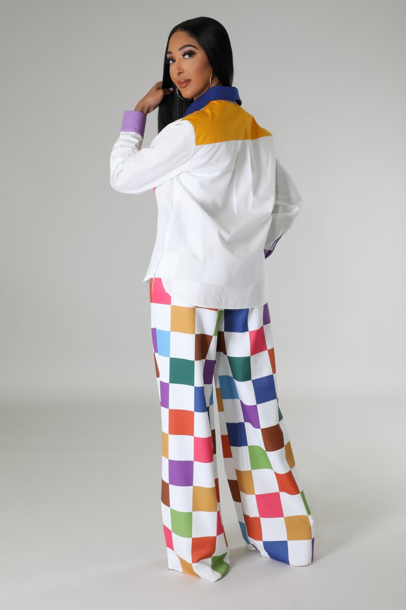 COLORFUL VIBES PANTS SET