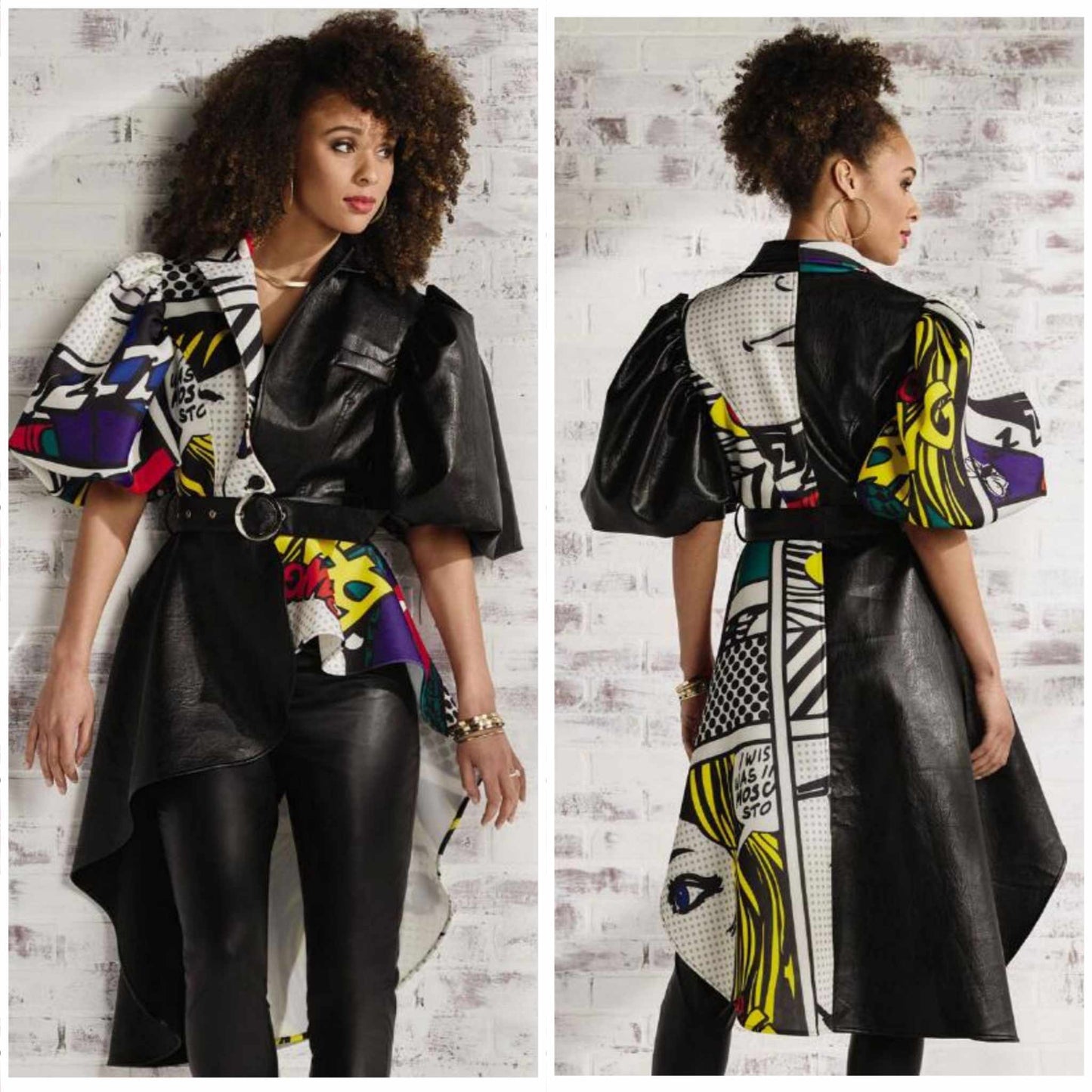 RUNWAY LEATHERETTE JACKET